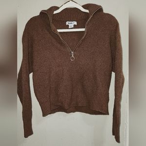 Quatar-zip sweater